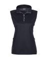 Ladies' Techno Lite Three-Layer Knit Tech-Shell Quarter-Zip Vest
