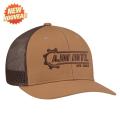 (A) 6 Panel Constructed Pro-Round (Mesh Back) - Duck Canvas / Polyester Mesh