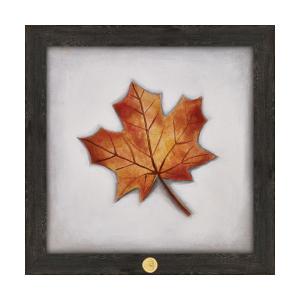 "Red Maple Leaf" Art Print w/Frame