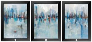 "Panoramic Vision I, II and III" Framed Art Print